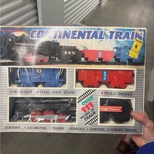 Vtg Kamco Continental Train Set 1979 Midnight Express Battery Powered smoke